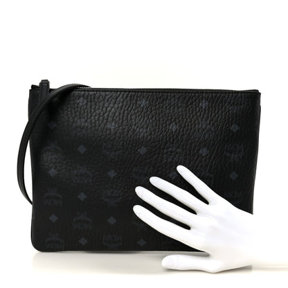 Visetos Medium Crossbody Pouch Black
