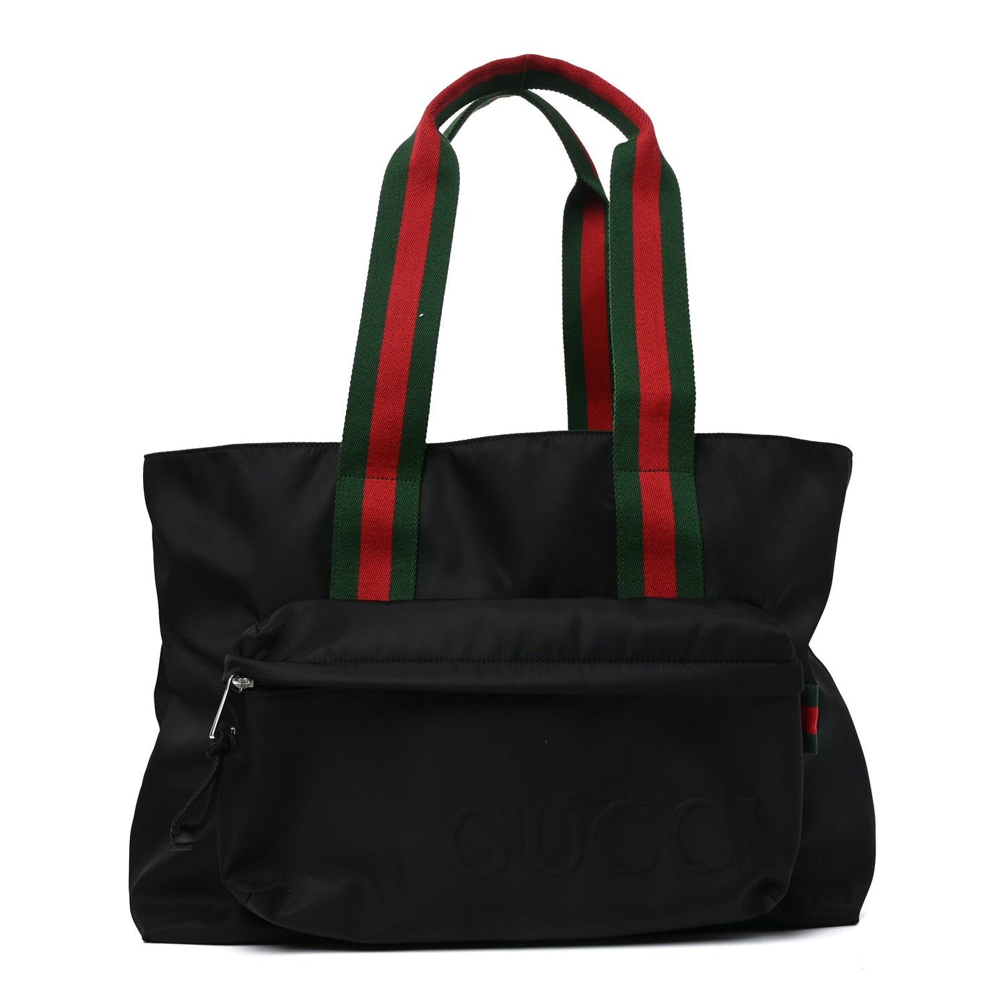 Nylon Logo Tote Black