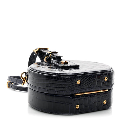 Crocodile Petite Boite Chapeau Navy