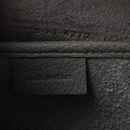 Baby Drummed Calfskin Nano Luggage Kohl