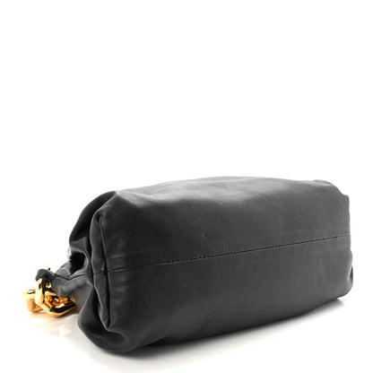 Calfskin The Pouch Chain Black