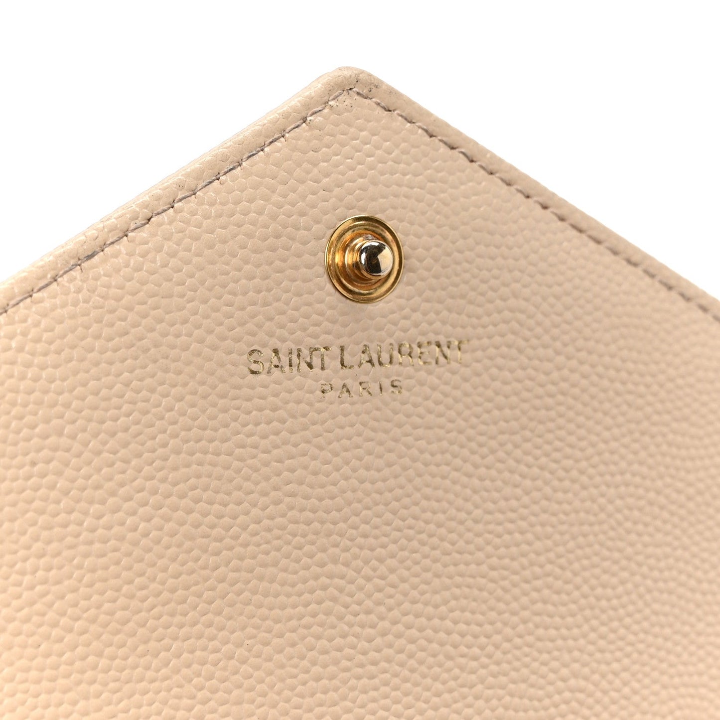 Grain De Poudre Matelasse Chevron Monogram Chain Wallet Dark Beige