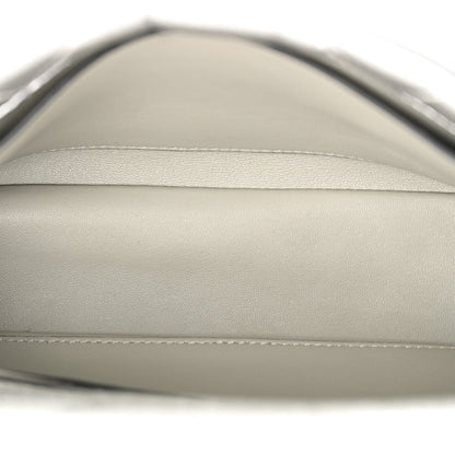 Nappa Medium Roman Stud Shoulder Bag Silver