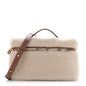CashFur Calfskin L19 Extra Pocket Pouch Ancient Paper