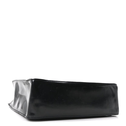Patent CC Shopper Tote Black