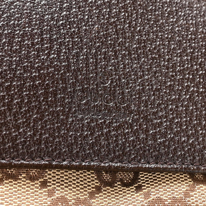 Monogram Web Belt Bag Dark Brown