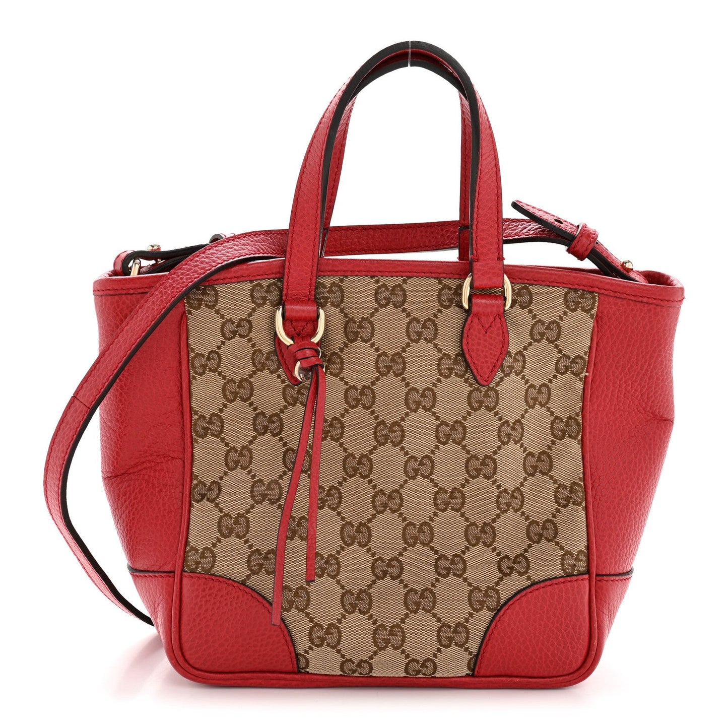 Monogram Small Bree Tote Red