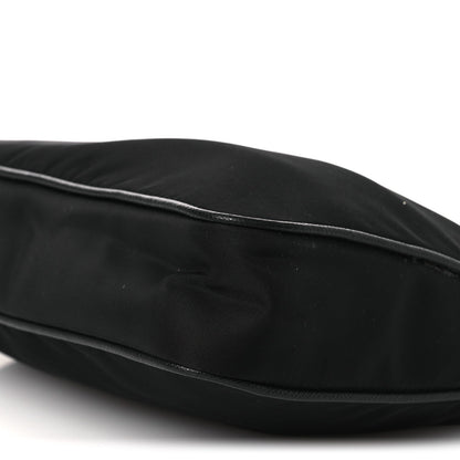 Tessuto Nylon Saffiano Crossbody Bag Black
