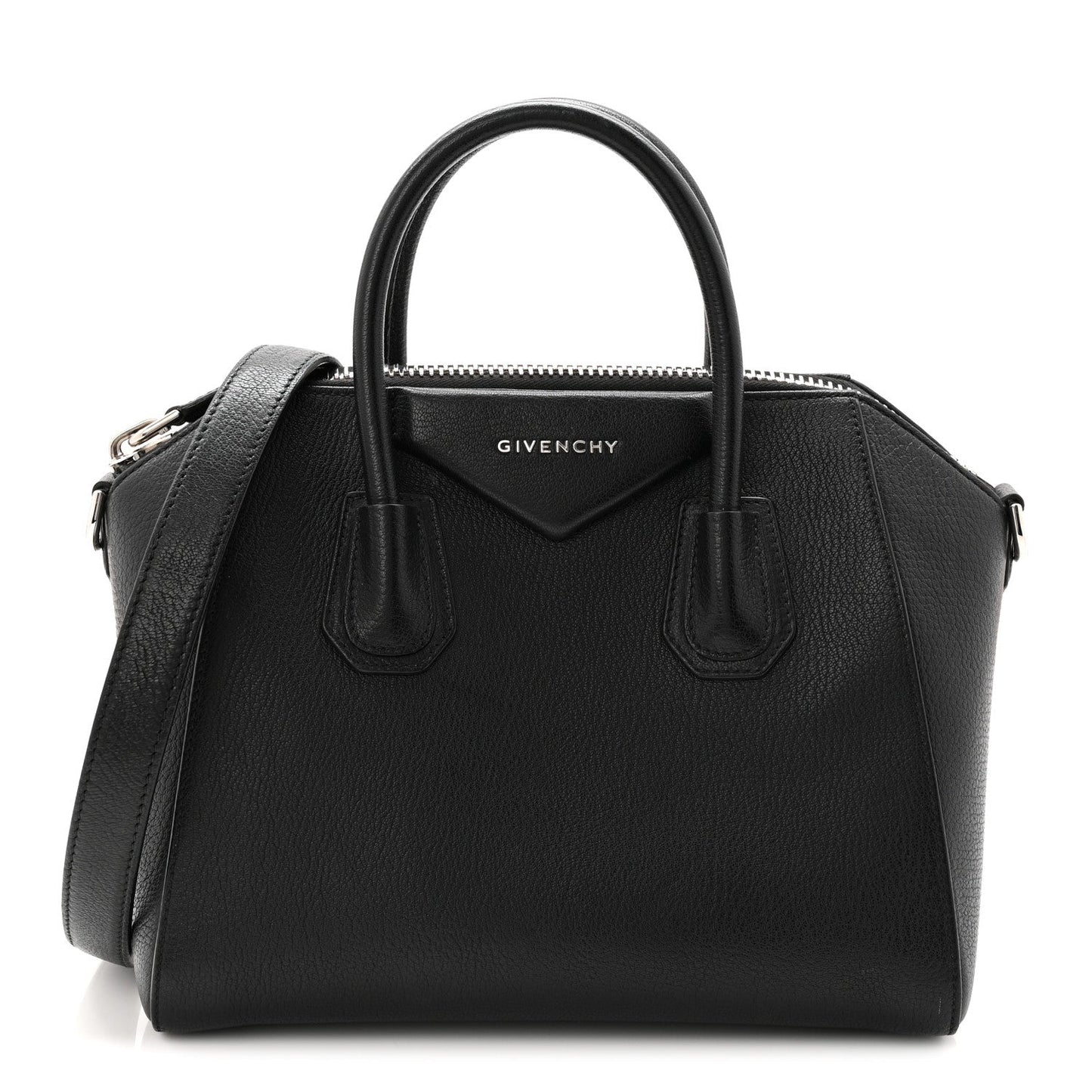 Sugar Goatskin Small Antigona Black