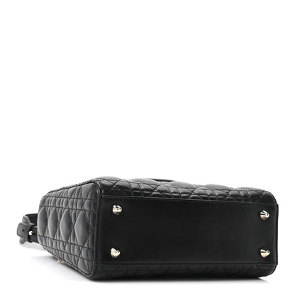 Lambskin Cannage Small My ABCDior Lady Dior Black