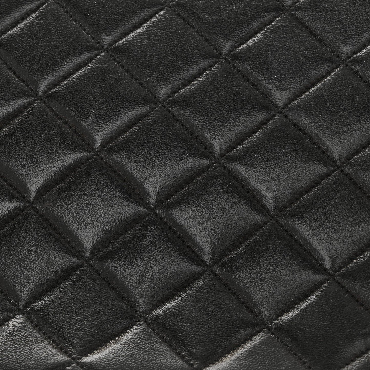 Lambskin Quilted Small Single Flap Black