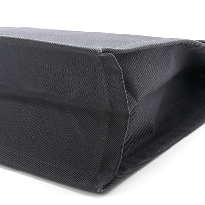 Linen Calfskin Rive Gauche North South Tote Grey