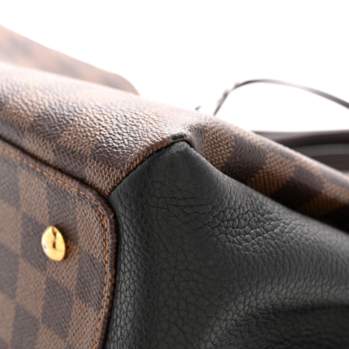 Cuir Taurillon Damier Ebene Normandy Black