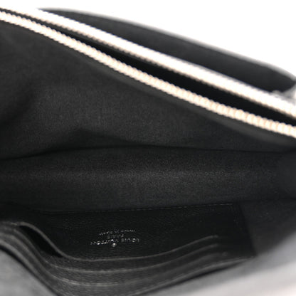 Soft Calfskin My Lockme Chain Pochette Black
