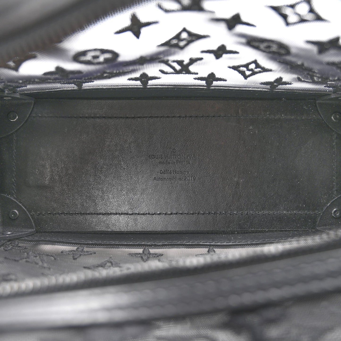 Monogram See Through Soft Trunk Black