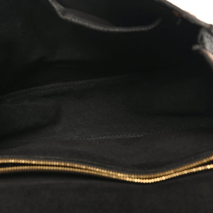Damier Ebene Cuir Taurillon Wight Black