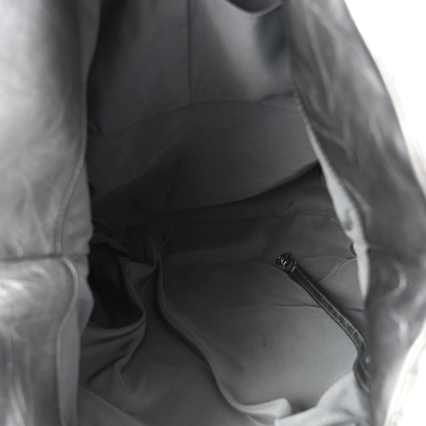 Metallic Crackled Calfskin Quilted Large Big Bang Hobo Silver