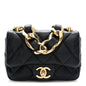 Lambskin Quilted Mini CC Funky Town Flap Black