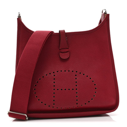 Taurillon Clemence EVELYNE III PM Rouge Grenat