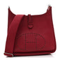 Taurillon Clemence EVELYNE III PM Rouge Grenat