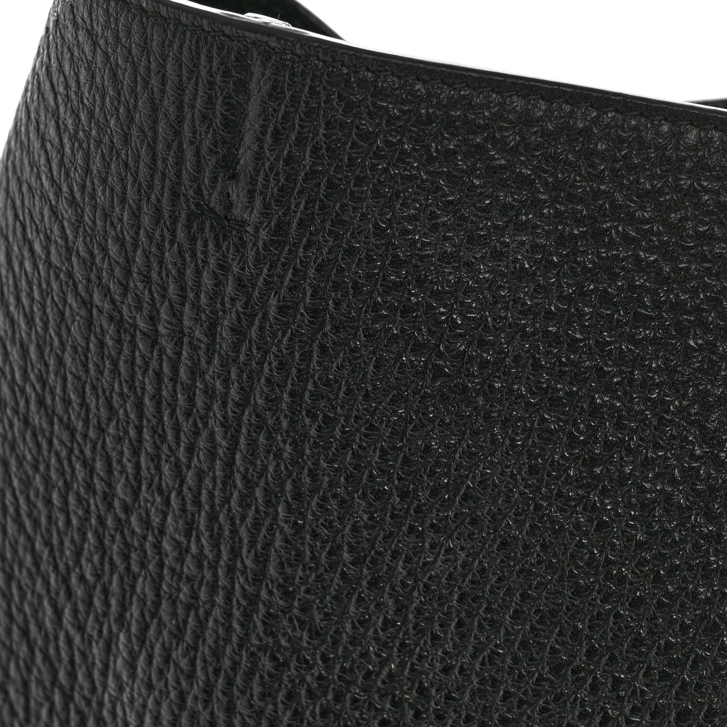 Grained Deerskin Bea Tote Black