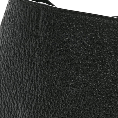 Grained Deerskin Bea Tote Black