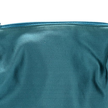 Satin Soft Evening Bag Turchese