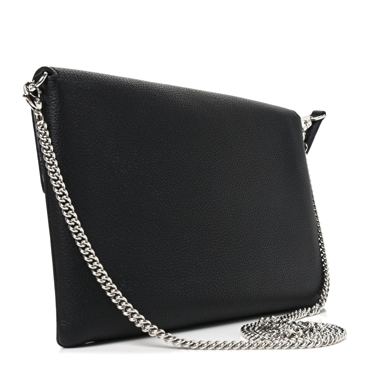 Soft Calfskin My Lockme Chain Pochette Black
