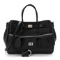 Smooth Calfskin Small Bel Air Carry All Bag Black