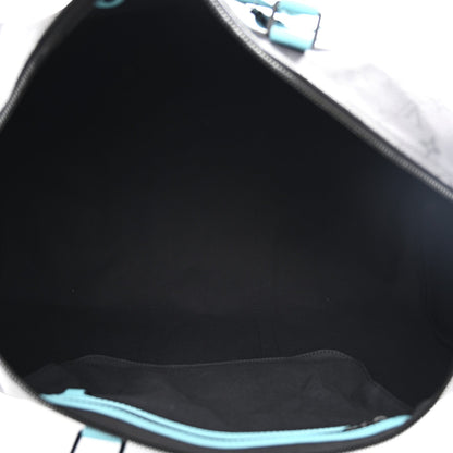 Reverse Monogram Eclipse Keepall Bandouliere 55 Turquoise