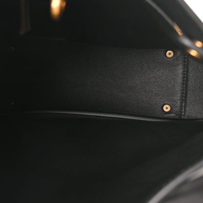 Smooth Calfskin Small Be Air Hobo Black