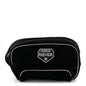 Velvet Quilted Coco Neige Waist Bag Black