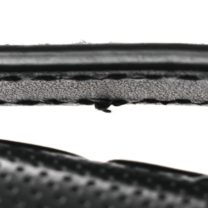 Calfskin GG Tennis Embossed Messenger Bag Black