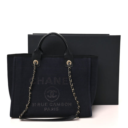Mixed Fibers Small Deauville Tote Black