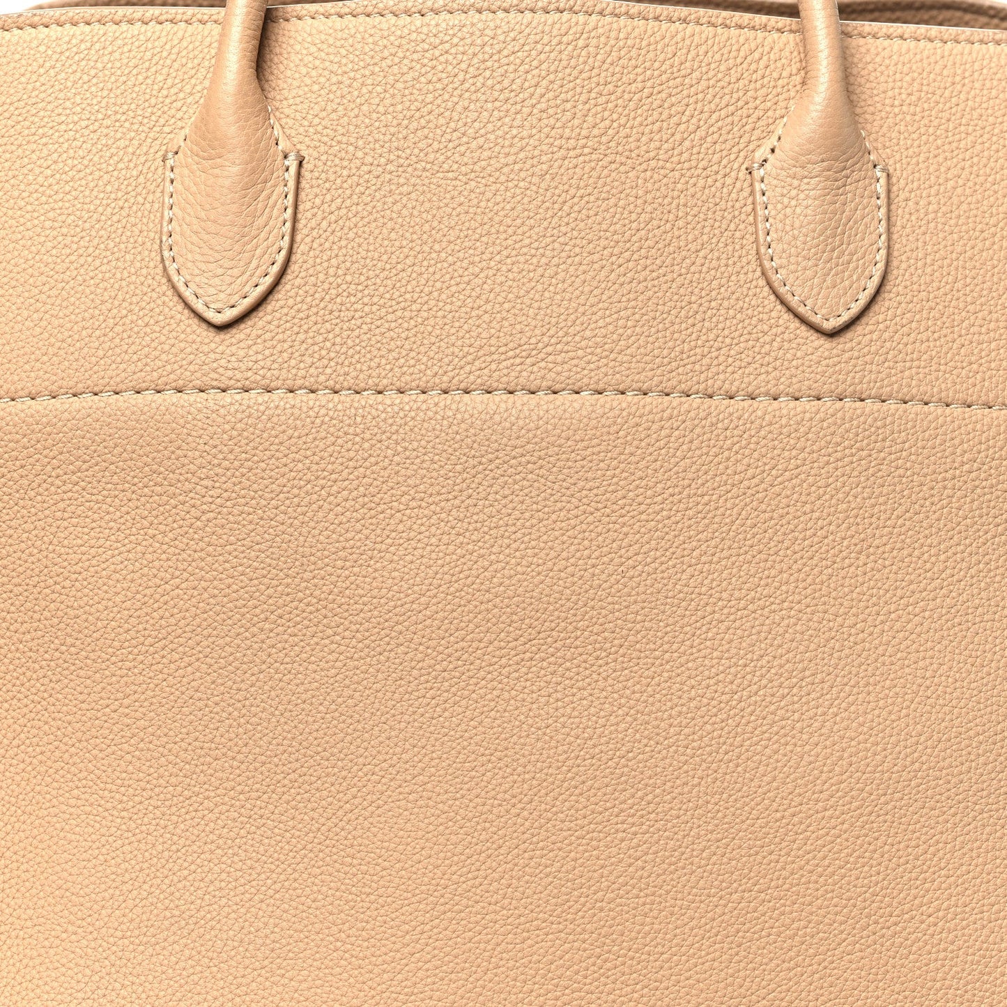 Matte Grained Calfskin Soft Margaux 17 Light Camel