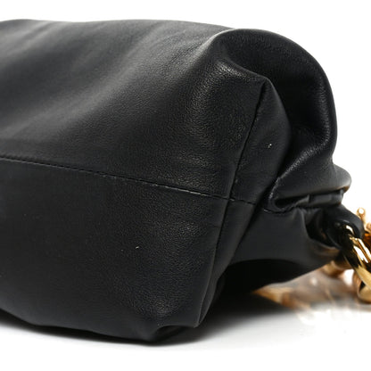 Calfskin The Pouch Chain Black