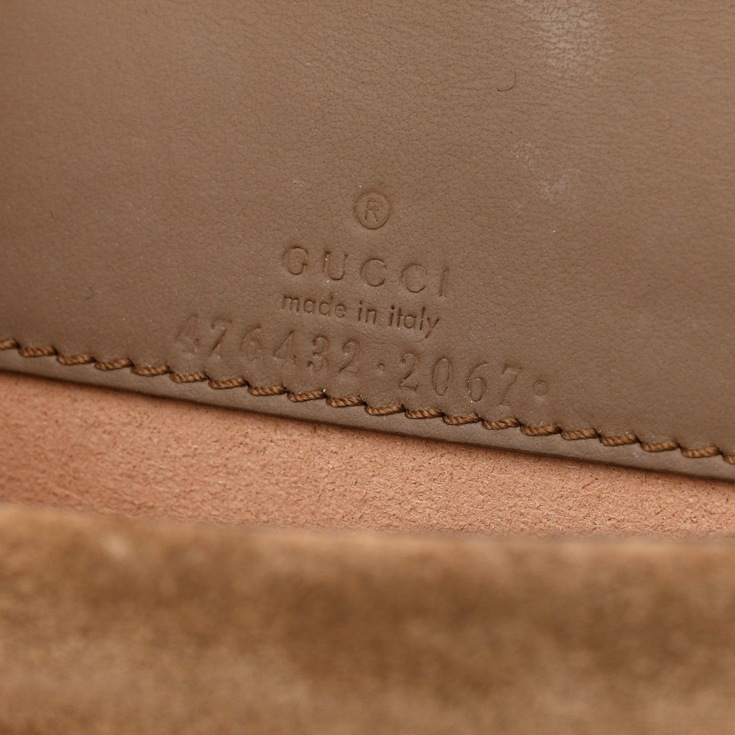 GG Supreme Monogram Super Mini Dionysus Shoulder Bag Taupe