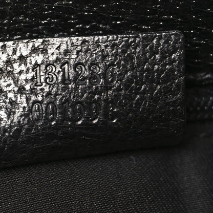 GG Monogram Web Buckle Belt Bag Black