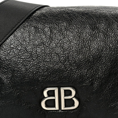 Arena Calfskin Small Monaco Flap Bag Black