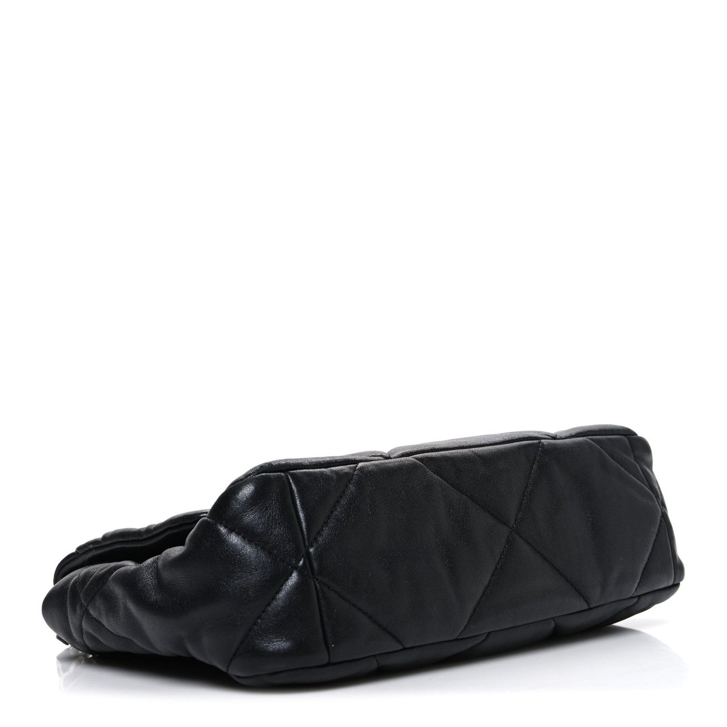 Lambskin Quilted Medium Chanel 19 Flap Black
