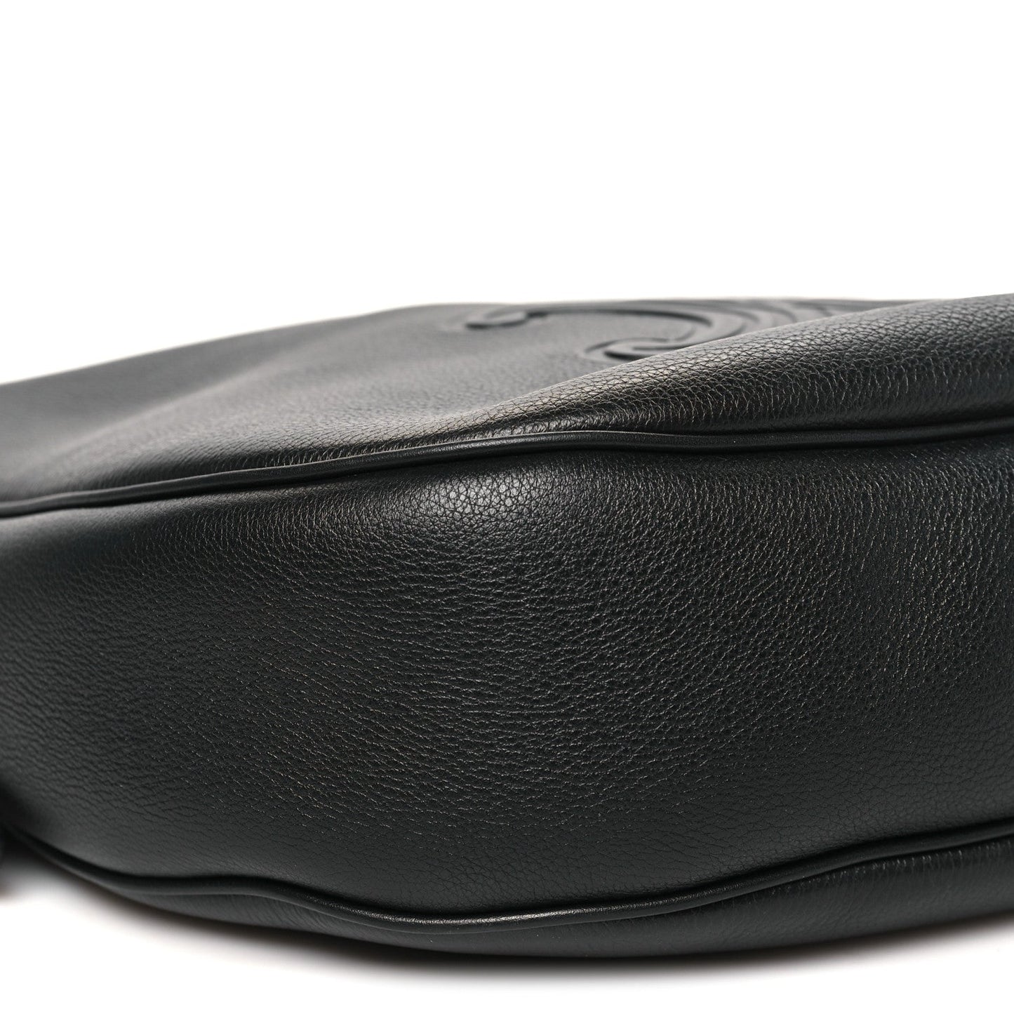 Supple Calfskin Cuir Triomphe Medium Heloise Shoulder Bag Black