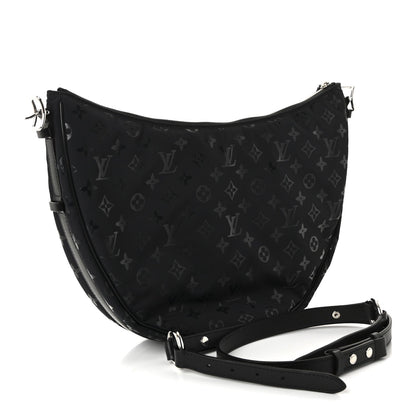 Nylon Monogram Loop Pocket Hobo Polar Night