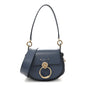 Calfskin Small Tess Bag Deep Ocean Blue