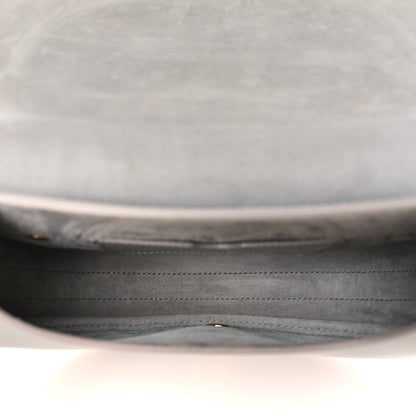 Box Calfskin Medium Bobby Flap Gray