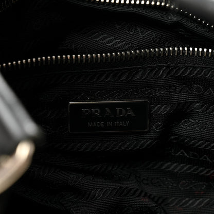 Tessuto Nylon Moon Shoulder Bag Black