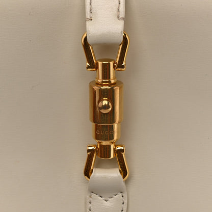 Boarded Dyana Lux Calfskin Mini Jackie 1961 Hobo Mystic White
