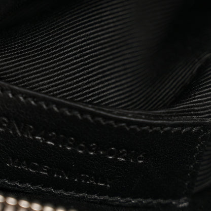 Grained Calfskin Baby Sac De Jour Black