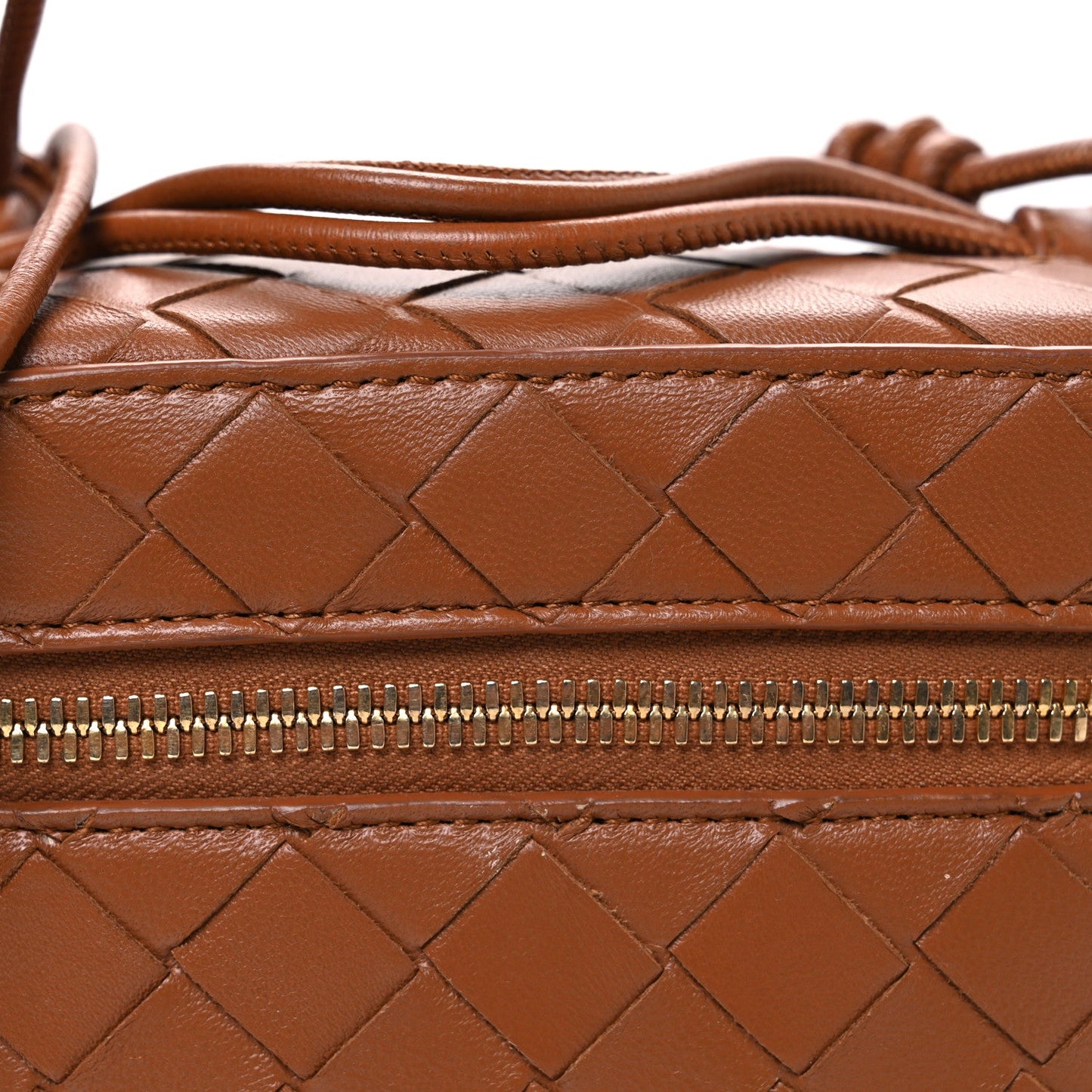 Nappa Intrecciato Small Vanity Case Wood