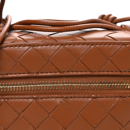 Nappa Intrecciato Small Vanity Case Wood