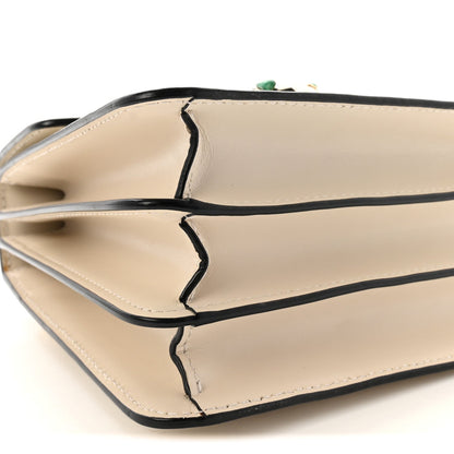 Calfskin Serpenti Forever Top Handle White